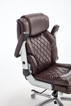 English Elm 500lbs Heavy Duty Executive Chair Wide Spring Seat Ergonomic High Back Home Office W5201P419026