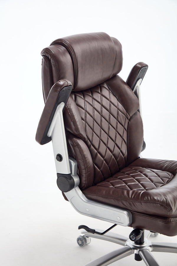 English Elm 500lbs Heavy Duty Executive Chair Wide Spring Seat Ergonomic High Back Home Office W5201P419026