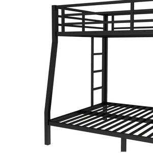 English Elm Metal Full Xl Over Queen Bunk Bed – Heavy-Duty, Space-Saving, Noise-Reducing Comfort For All Ages W1580S00238