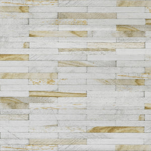 OSP Home Furnishings Brighton Console Table Mosaic/Gold