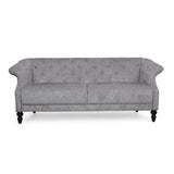 Christopher Knight Home® - Noble House - Morganton Contemporary Tufted 3 Seater Sofa