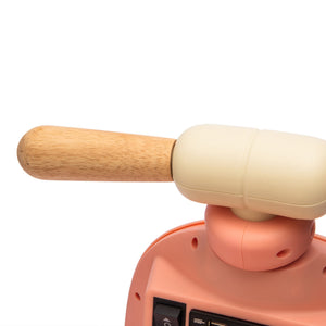 English Elm 12v Kids Electric Tricycle Toddler Ride on Scooter Wooden Handle Parental Remote Control Pink W1578P381428