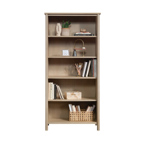 English Elm 5-Shelf Engineered Wood Bookshelf in Brown Finish — Lightweight, Durable 31.5"x15.5"x66.1" Display Unit B356P367959