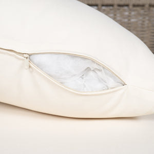 English Elm Outdoor Acacia Wood Rope Club Chair with Cushion for Coastal Patio Comfort N772P415592T