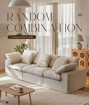 English Elm Modular Sectional Sofa - Space-Saving Minimalist Design, Comfy Sleeper For Modern Living Rooms & More W3622S00003