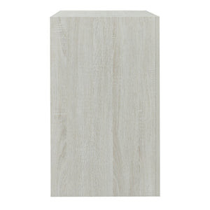 English Elm Modern 3-Drawer Nightstand Beige Finish with Dovetail Full-Extension Drawers, Metal Hardware, 30"W x 17"D x 27"H B2741P405641