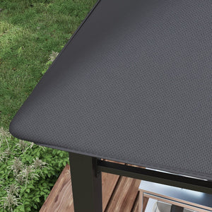 English Elm Outsunny 10' X 10' Modern Soft Top Patio Gazebo With Geometric Canopy - Durable All-Weather Frame, Gray W2225P200939-GIGA