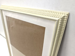 English Elm 18x24 Solid Wood Picture Frame with Replaceable Canvas, Acrylic Glass, Sturdy Backboard for Elegant Wall Decor White T3976P383243