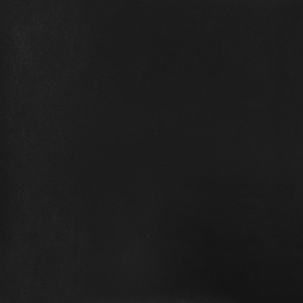 English Elm Marla Mid-Century 5-Piece Dining Set White & Chrome with Round Table and Upholstered Black Chairs B062S01023