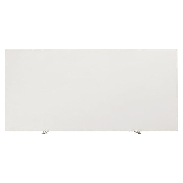 Bernhardt Bernhardt Fluted Modulum Tall Drawer Chest – White Adobe Faux-Stone, Polished Steel Base, 5 Soft-Close Drawers 315118