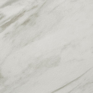 English Elm Tandi Round White Faux Marble Coffee Table with Sleek Metal Legs, Modern Elegant Low-Profile Design B062P344950