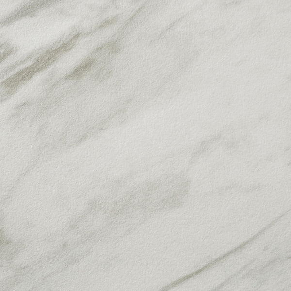 English Elm Tandi Round White Faux Marble Coffee Table with Sleek Metal Legs, Modern Elegant Low-Profile Design B062P344950