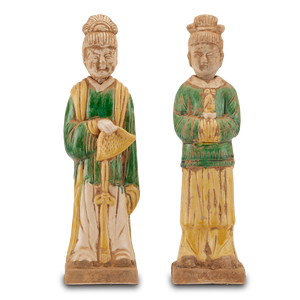 Tang Dynasty Palace Servants Set of 2