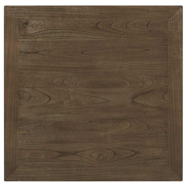 English Elm Bentley 5-Piece Counter-Height Dining Set - Rustic Cream & Nutmeg, Extendable Table & Upholstered Stools B062S01034