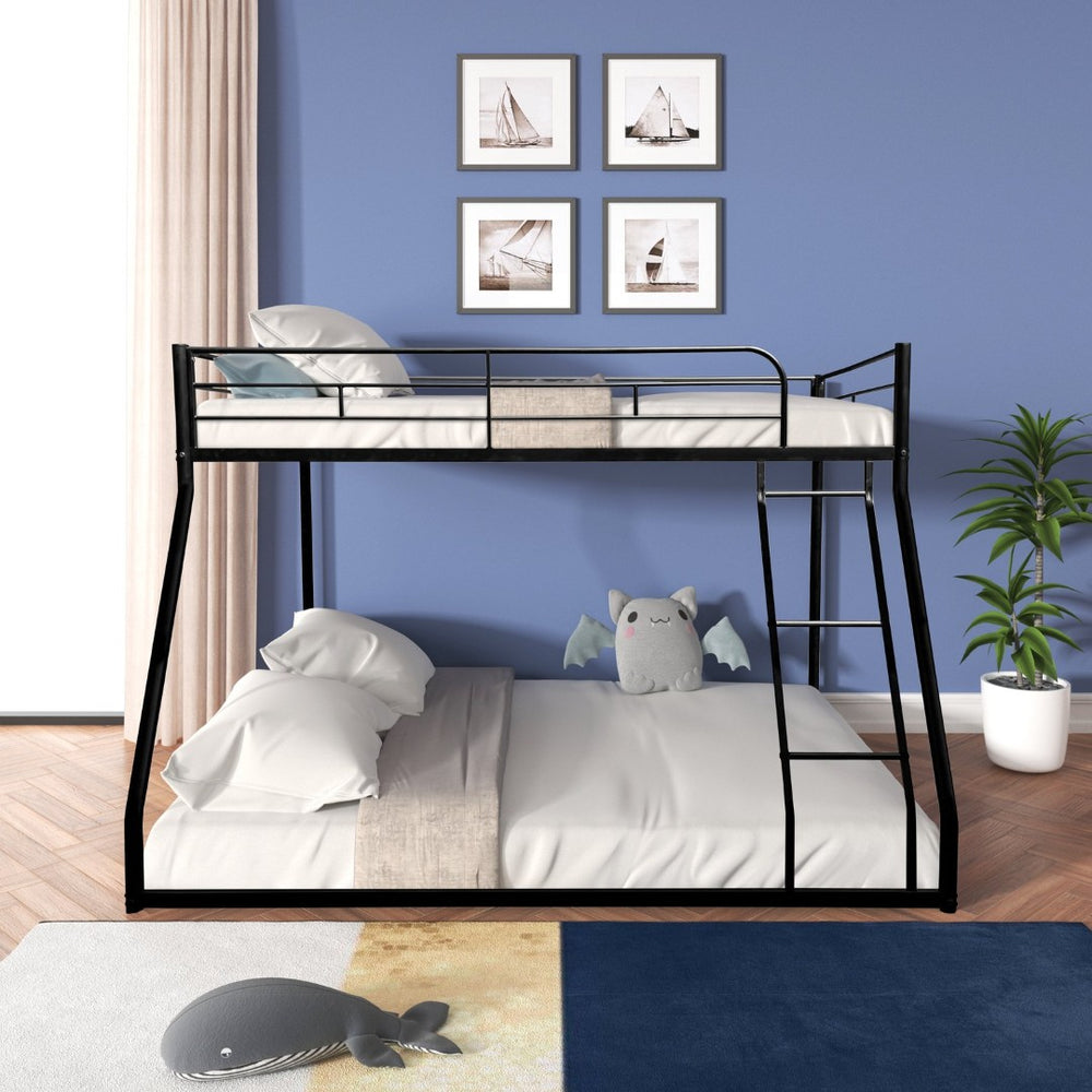 English Elm Twin Over Full Bunk Bed - Space-Saving Solution With Sturdy Metal Frame, Quiet Design & Safety Features W427P190045-GIGA