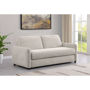 English Elm Welker Beige Polyester Queen Sleeper Sofa with Memory Foam and Slim Track Arms B062P451727