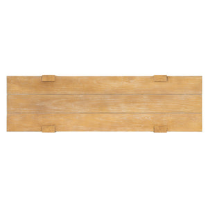 English Elm Trexm Ash Veneer Entryway Console Table Built in Power Outlet Drawer Rubberwood Natural N715P361518N