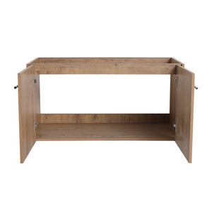 English Elm 36 Inch Floating Bathroom Vanity with Resin Sink, Soft-Close Doors, KD Pack, Modern Storage Design W999P188200