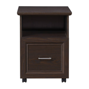 OSP Home Furnishings Jefferson Rolling File Espresso