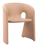 Rosyth Dining Chair Tan 110125 Zuo Modern