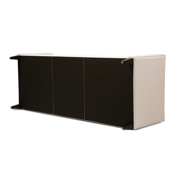 English Elm Jennifer Taylor Home - Jack 84" Modern Tuxedo Tufted Sofa in Plush Velvet with Shelter Arms, Reversible Cushions, Pillows Beige B2719P238409