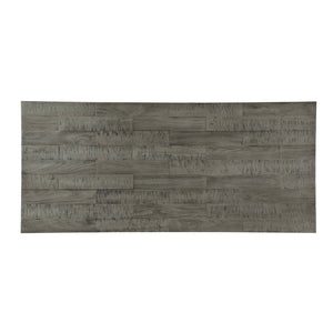 English Elm 3Pc Counter Height Set - Stylish Light Gray Dining Table & 2 Cushioned Benches For Modern Spaces B011S01364