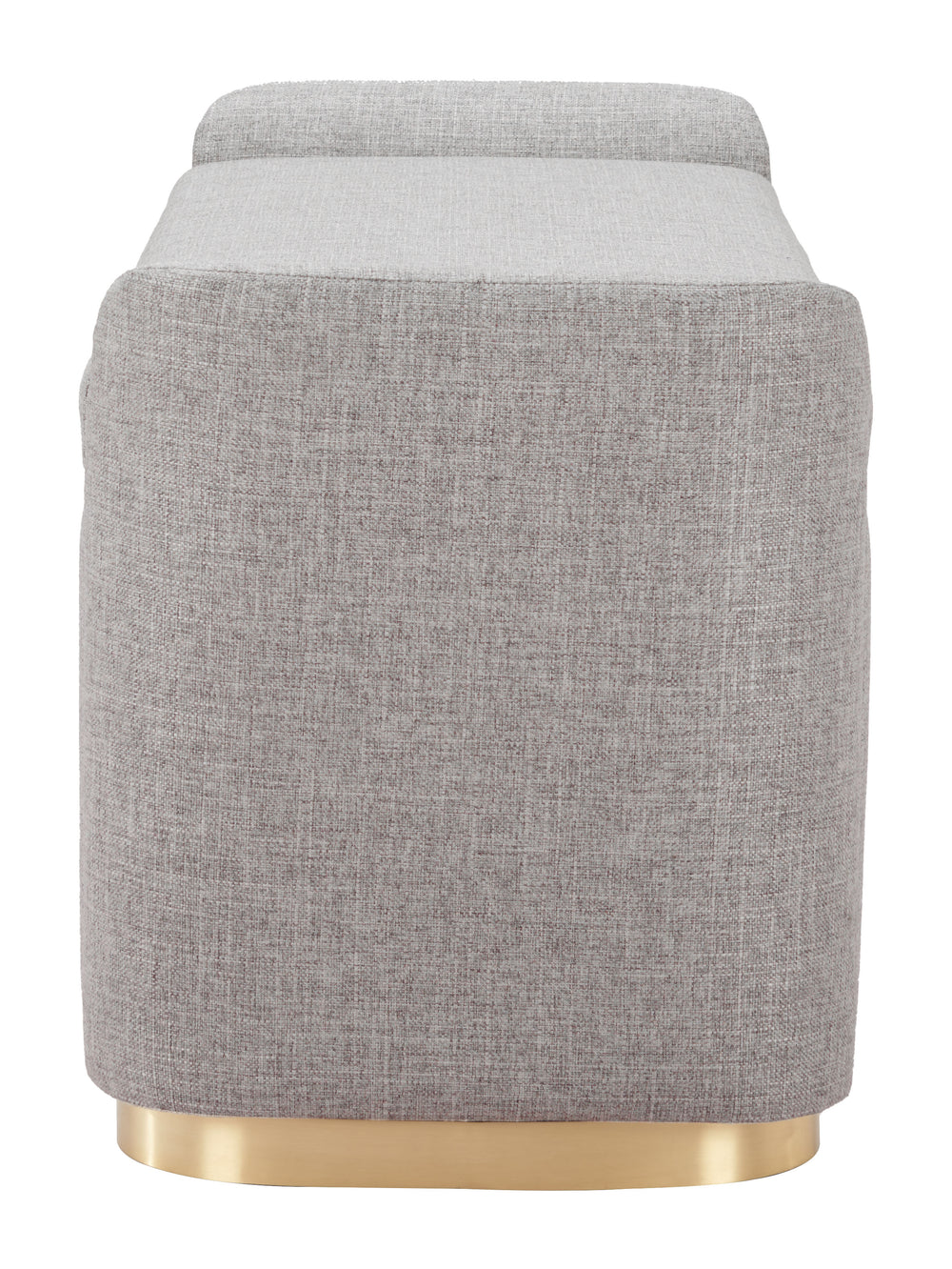 Dobo Storage Bench Gray 109995 Zuo Modern