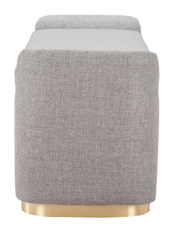 Dobo Storage Bench Gray 109995 Zuo Modern