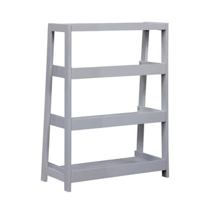 English Elm Modern Wooden Bookcase with Three Graduated Shelves for Books Toys and Decor Display Gray B011P460151
