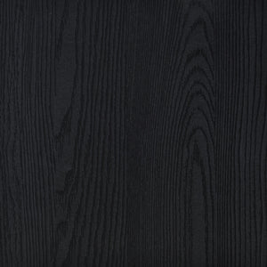 English Elm Sloat Slim Black 3-Shelf Media Tower with Cabinet — Vertical Entertainment Pier for Organized Living B062P375569