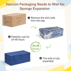 English Elm Kids Sofa Bed - Modular Convertible Couch For Toddlers, Playroom Furniture, Cozy & Fun Design W1889P337556