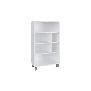 English Elm Bookcase Midway White Engineered Wood – Multi-Shelf Office Storage, Durable Modern Design, Versatile Organizing Solution B092P245911