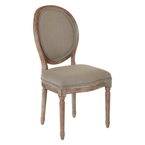 OSP Home Furnishings Lillian Oval Back Chair Klein Otter