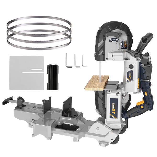 English Elm Band Saw Portable 10 Amp Variable Speed Aluminum Base with Led Light for Metal Wood T3177P305061