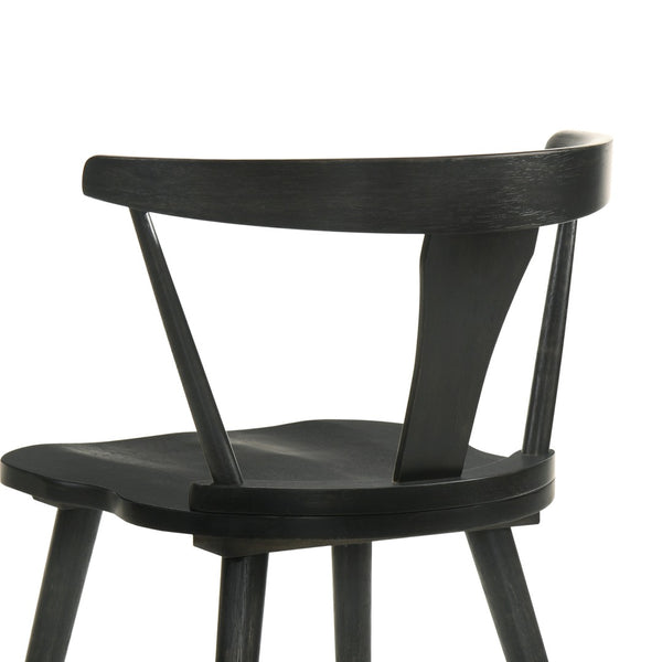 English Elm [Set Of 2] Rustic Farmhouse Dining Chairs - Solid Wood Side Chairs With Easy Assembly & Comfort W2537P211112-GIGA