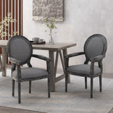 Christopher Knight Home® - Noble House - Judith French Country Wood Upholstered Dining Chair - Set of 2