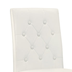 English Elm Table And Chair Set - Modern White Grain Dining Table With Built-In Storage & 8 Ergonomic Pu Chairs W1151S04271-GIGA