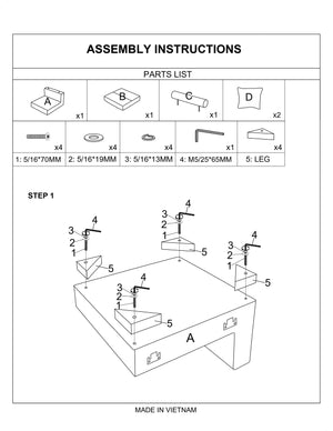 English Elm Living Modern Armless Chair in Soft Corduroy Fabric with Plush Back Pillows and Low Wooden Legs Dark Gray 39 L x 41 W x 22 H B011P211060