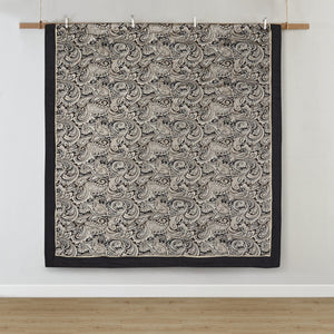 English Elm 12 Madison Park Aubrey 12-Piece Queen Comforter Set Paisley Jacquard with 200TC Cotton Sheets, Gold Accents Black 18.9 L x 24.02 W x 16.93 H B035128821