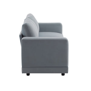 English Elm Package Three Seat Woven Fabric Sofa Scandinavian Minimalist White Living Room Gray N767P240700G