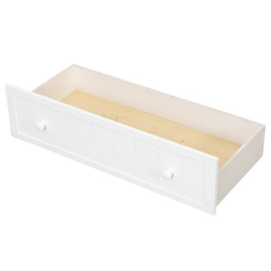 English Elm Twin Wood Daybed Sofa with Storage Drawers Arched Frame for Guest or Kids Room N708P357111K