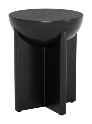 Tume Side Table Black 110239 Zuo Modern