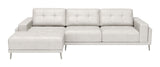 Bliss LAF Chaise Sectional Beige 110371 Zuo Modern