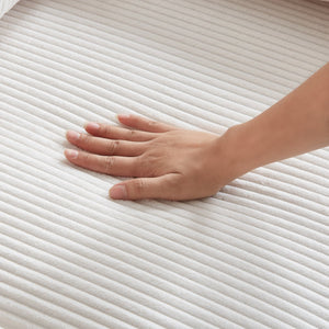 English Elm MH'' MH' 64.5 Inch Sleeper Sofa Bed with Corduroy Upholstery, Sturdy Wood & Iron Frame, 3-in-1 Convertible Comfort Beige W1193S00124