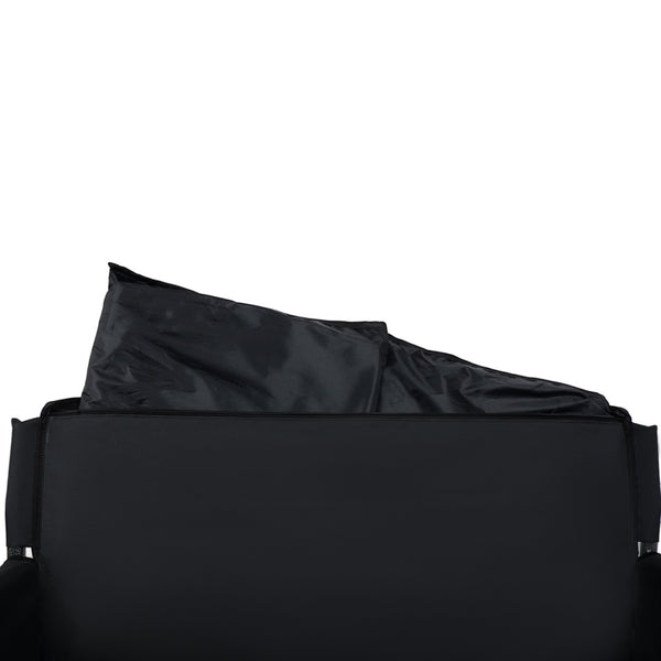 English Elm 3-in-1 Convertible Folding Utility Wagon with Bench Seat All Terrain Heavy Duty Black W2932P354211