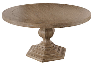 Chateaux Round Pedestal Coffee Table 26202 Hekman Furniture
