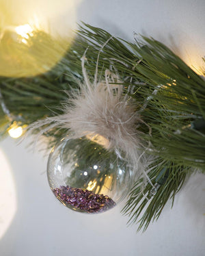 English Elm D3" Elegant Glass Christmas Ball Ornaments Set Of 12 - Timeless Holiday Decor For Any Style W2078P247922