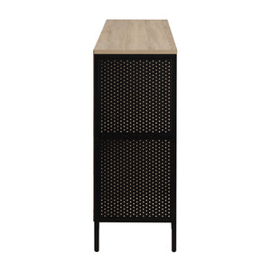 OSP Home Furnishings Ace 8 Cube Bookcase/Storage  River Oak