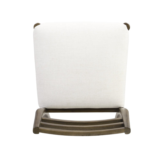 English Elm Christopher Knight Home® - DINING Chair Set of 2 with Rattan Round Back and Upholstered U‑Seat, Wood Frame, Contemporary Style Beige N771P192288T