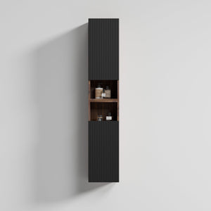 English Elm Cc1014s110.309 Floating Wall Cabinet Walnut Grille Mid-century Bathroom Storage W1865S00180
